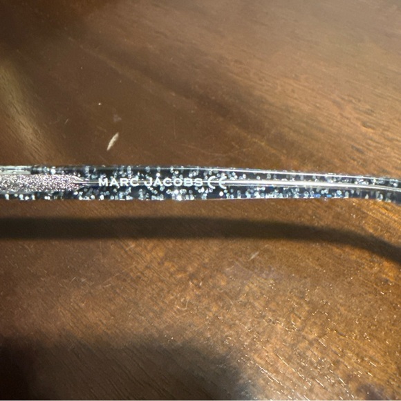 Marc Jacobs Eyeglasses, Frames Only, Marc 430 PJP 140 Plastic Clear Blue Sparkle - Picture 8 of 9